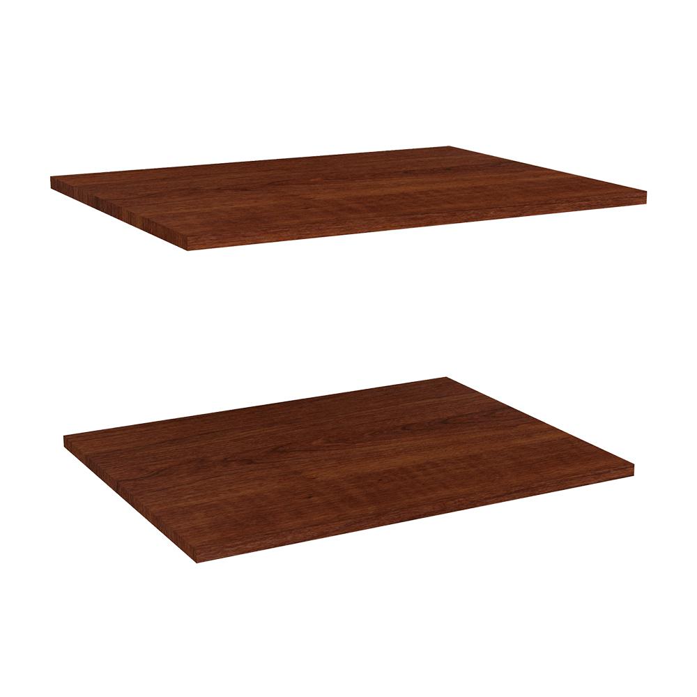 ClosetMaid Impressions 48 in. Dark Cherry Top Shelf Kit30800 The