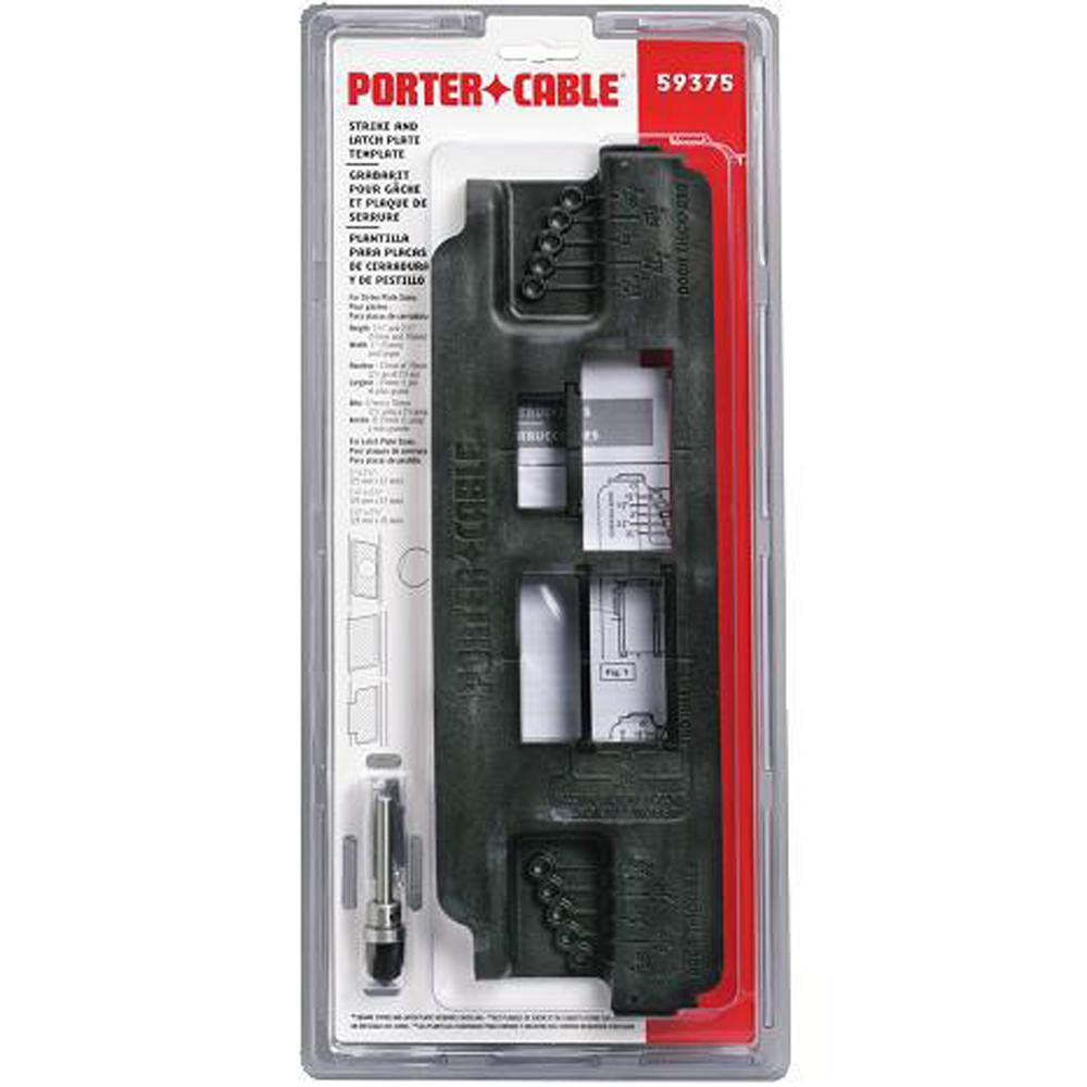 Porter Cable Strike And Latch Plate Template 59375 The Home Depot