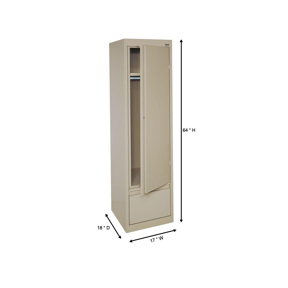 Sandusky System Series 17 In W X 64 In H X 18 In D Single Door