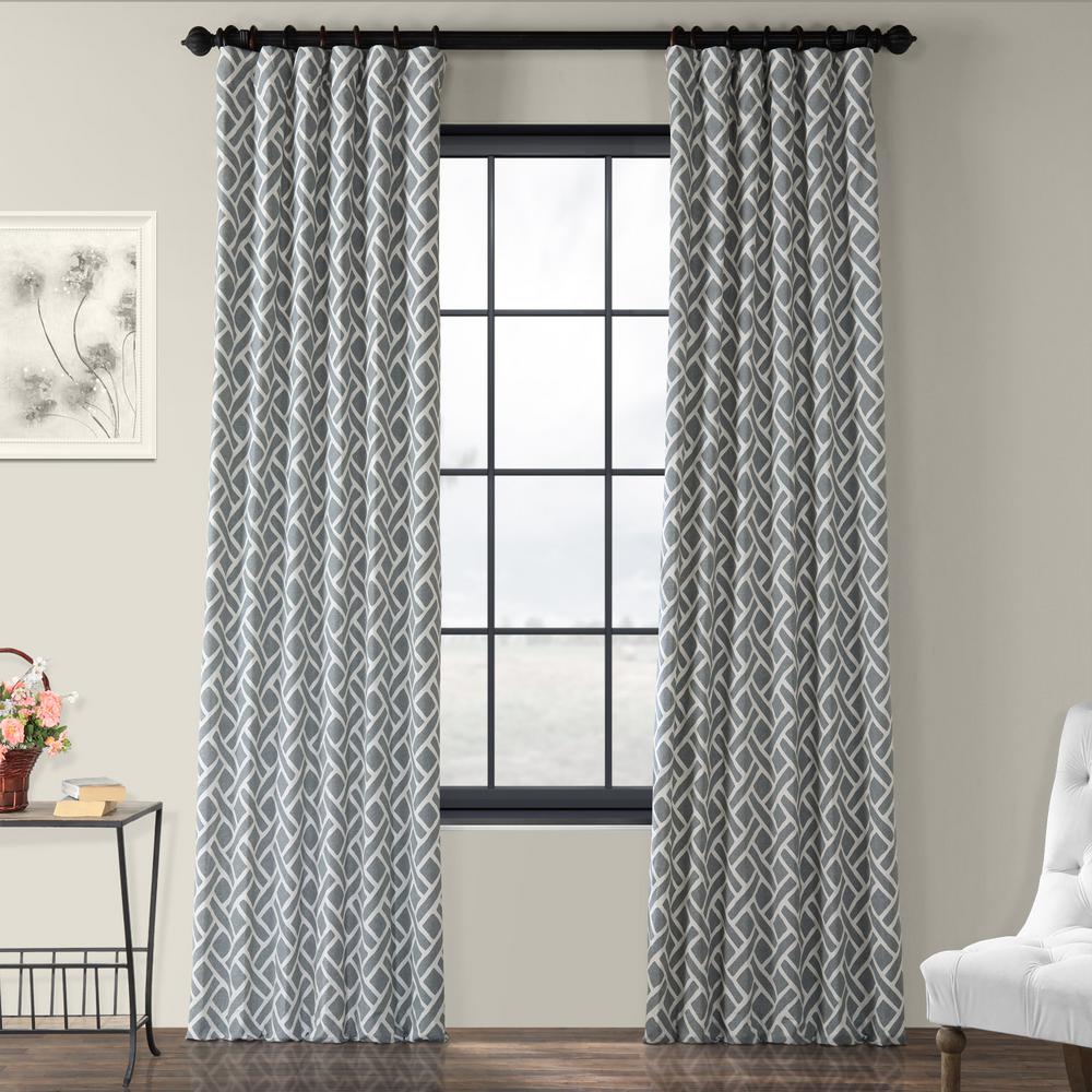 Exclusive Fabrics Furnishings Martinique Gray Room Darkening