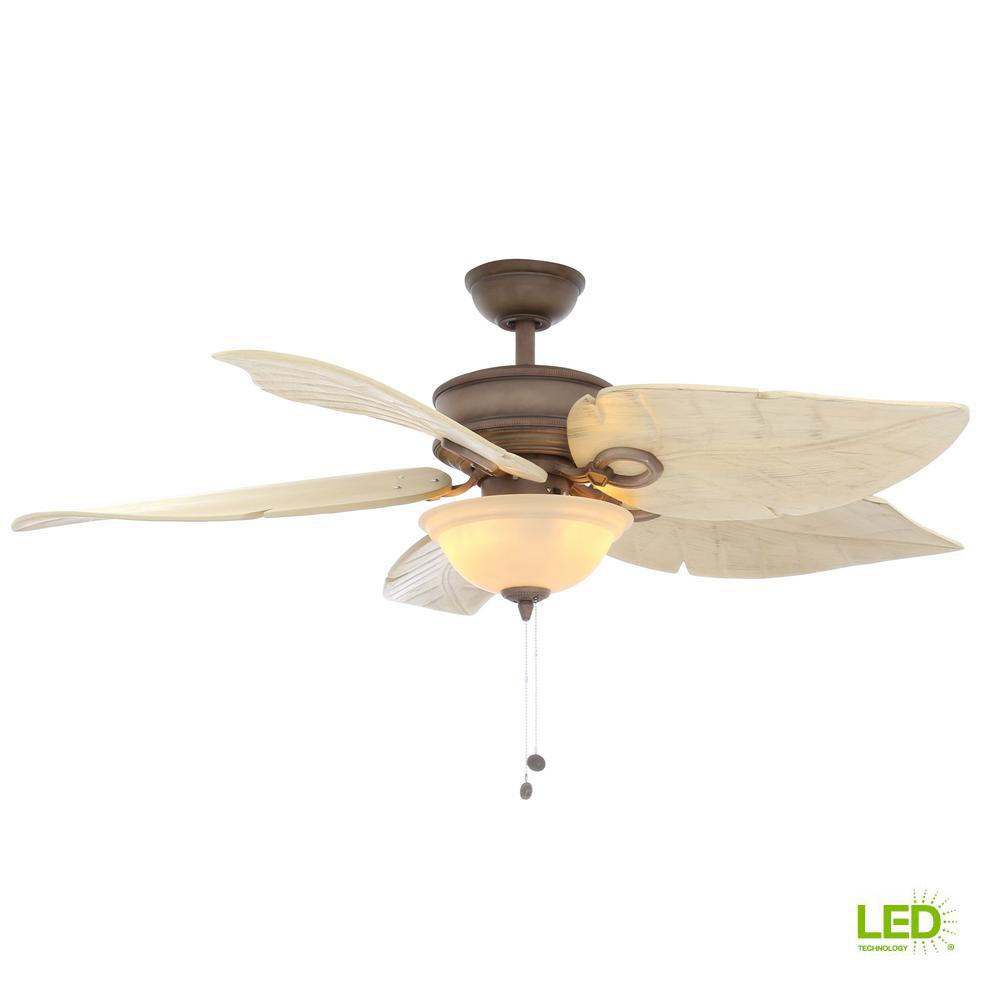 Hampton Bay Costa Mesa 56 In Led Indoor Outdoor Weathered Zinc Hampton Bay Costa Mesa 56 In Led Indoor Outdoor Weathered Zinc Ceiling Fan With