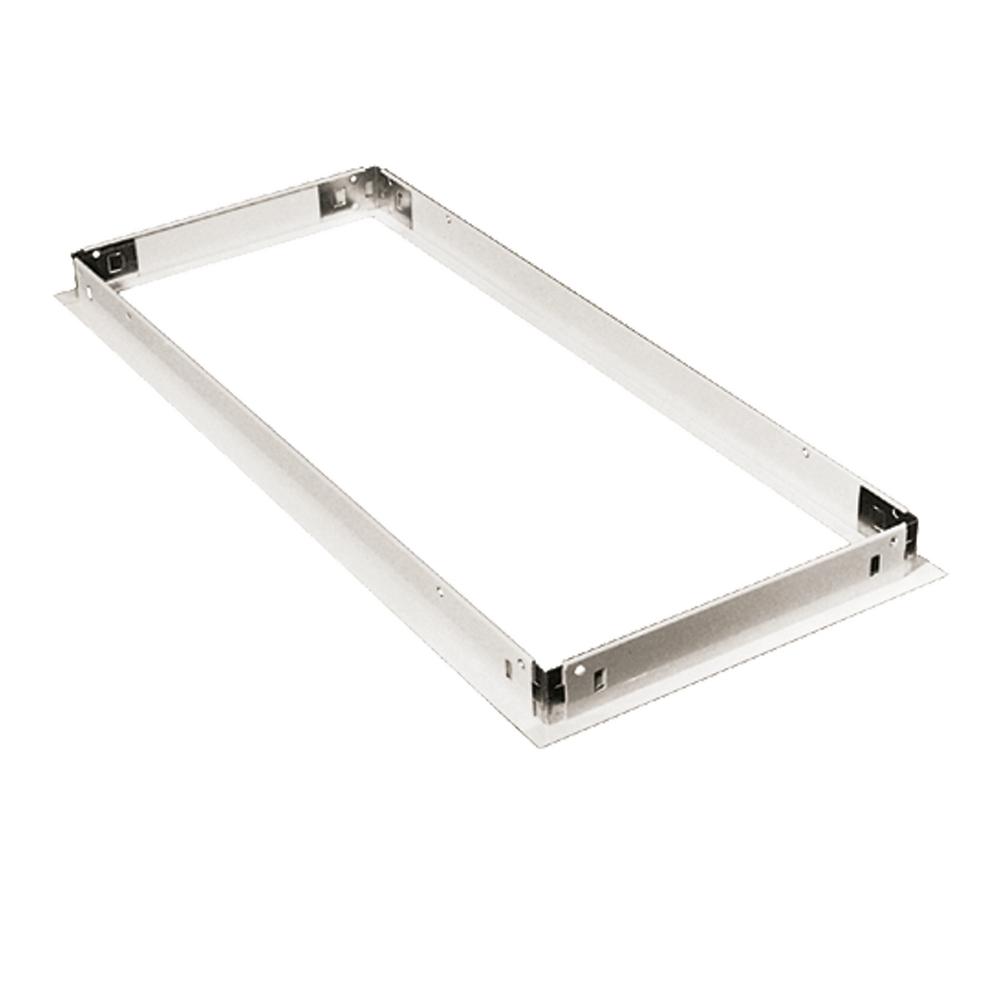 Metalux 1x4 White Dry Wall Frame Kit For Commercial Lighting 1x4 White Dry Wall Frame Kit For Commercial Lighting Fixtures