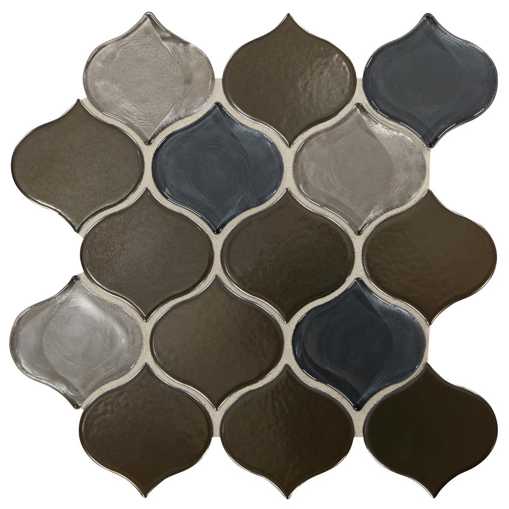 Daltile Premier Accents Evening Gray Arabesque 11 In X 10 Daltile Premier Accents Evening Gray Arabesque 11 In X 10 Mm