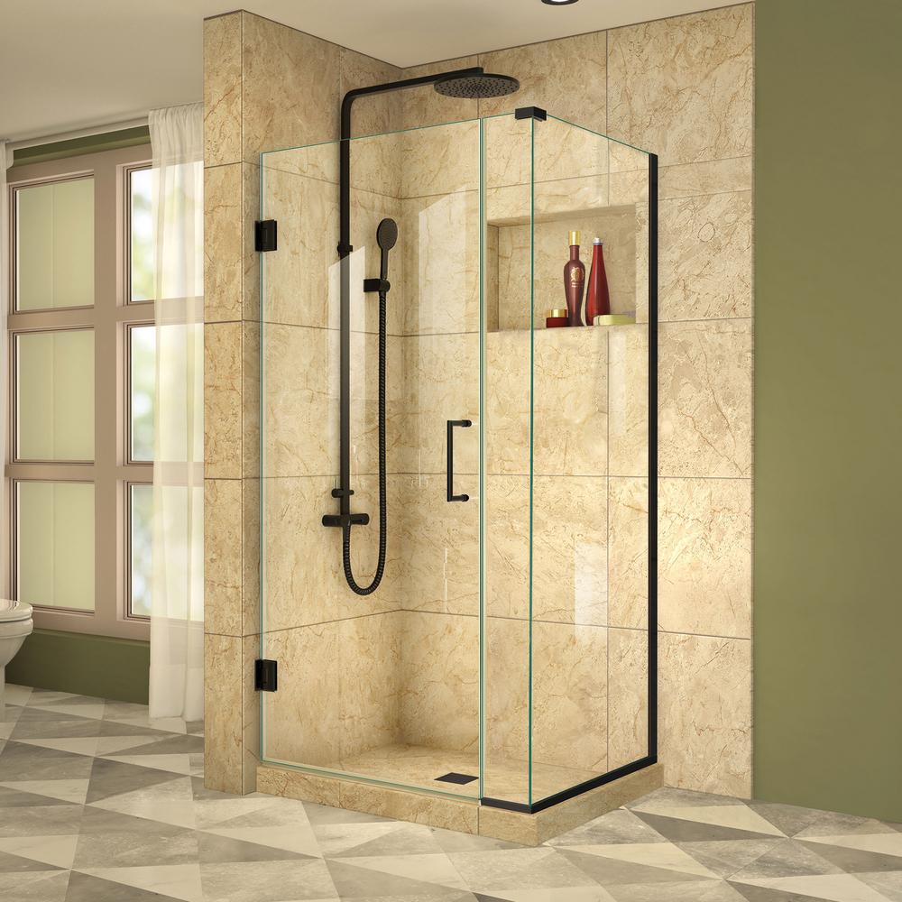 Dreamline Unidoor Plus 33 In W X 34 3 8 D 72 H Frameless Dreamline Unidoor Plus 33 In W X 34 3 8 D