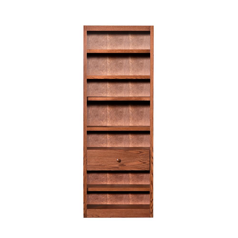 Sauder Harbor View Salt Oak Bin Bookcase 420327 The Home Depot Concepts In Wood Dry Oak Open Bookcase Bkfs 3084 D