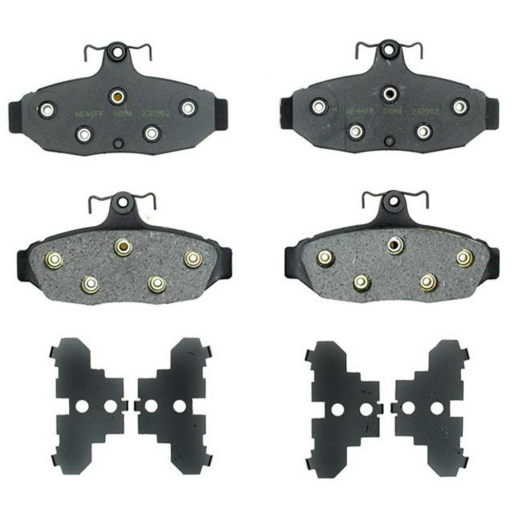 Disc Brake Pad Set-Service Grade Organic Disc Brake Pad Front Raybestos SGD465