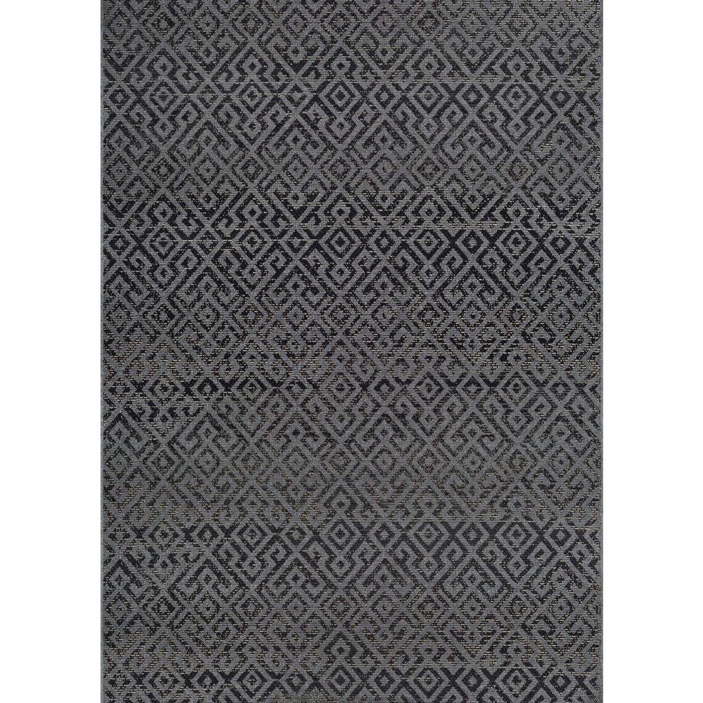 Couristan Monaco Pavers Black 9 Ft X 13 Indoor Outdoor Area Rug