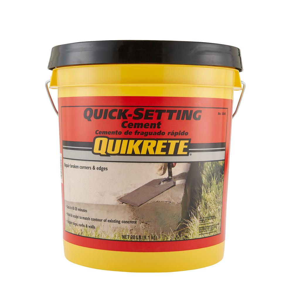 UPC 039645124048 - QUIKRETE 20-lb Quick Setting Cement | upcitemdb.com