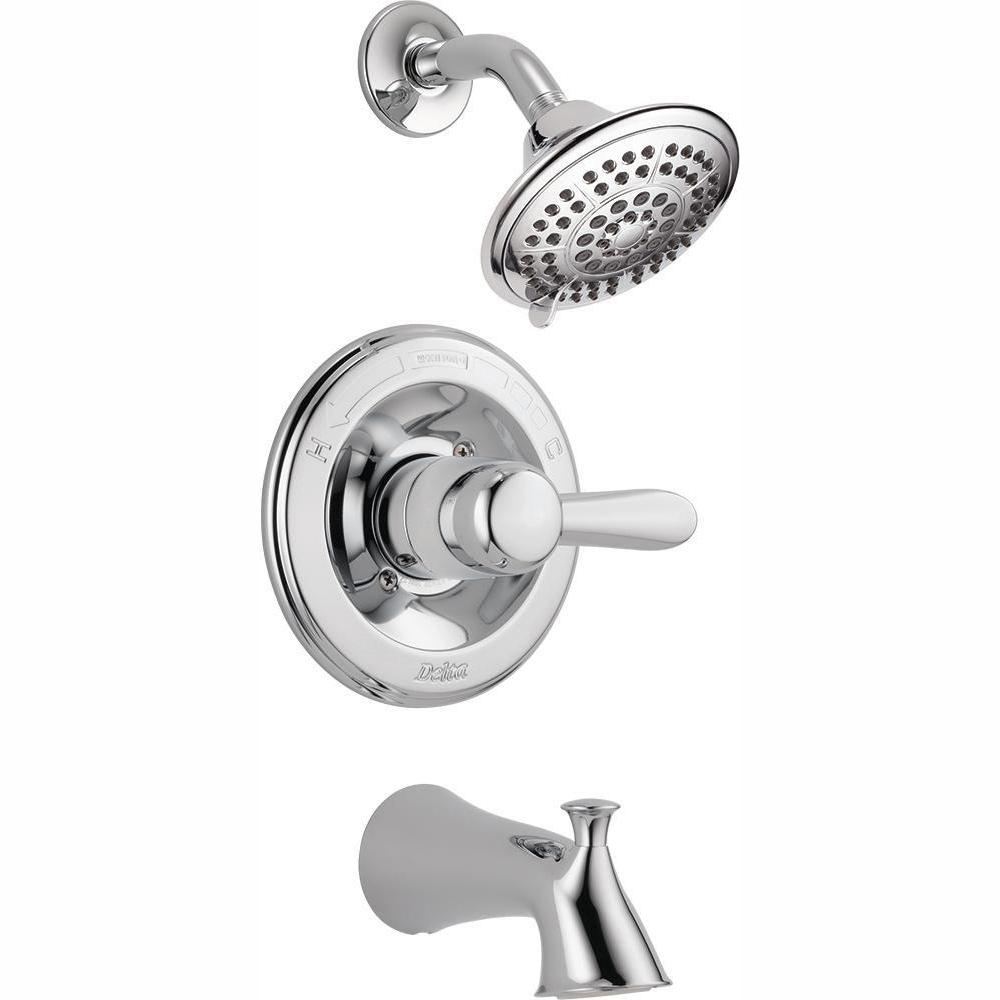 Delta Lahara 1 Handle Tub And Shower Faucet Trim Kit Only In