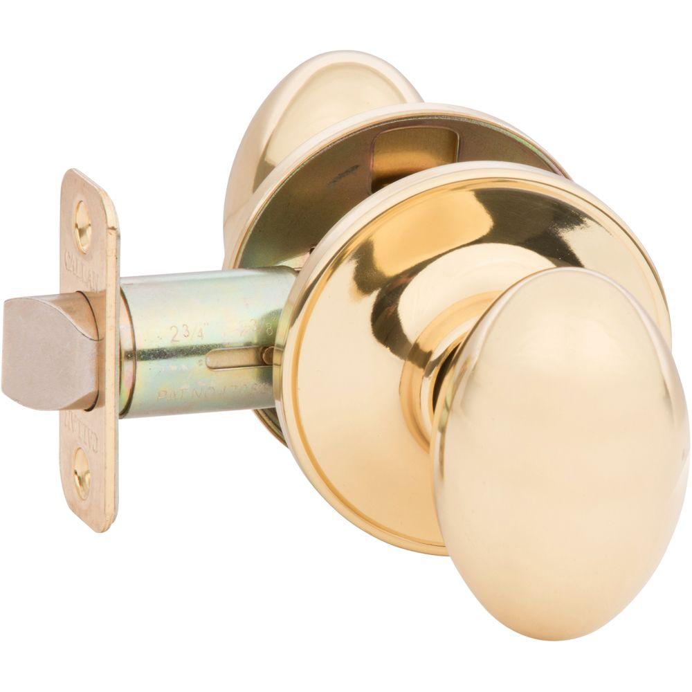 Callan Carlyle Bright Brass Hall Closet Door Knob Ke1013 The