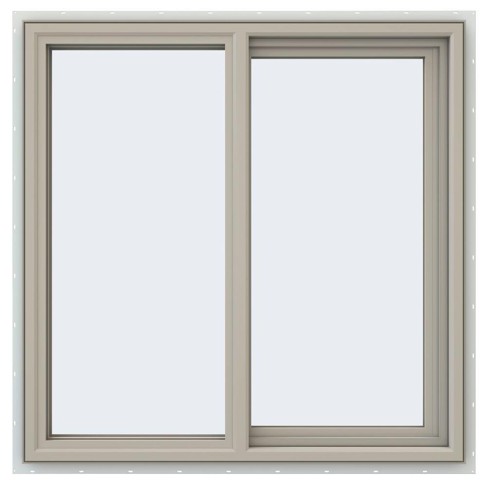 JELD-WEN 35.5 In. X 35.5 In. V-4500 Series Right-Hand Sliding Vinyl ...