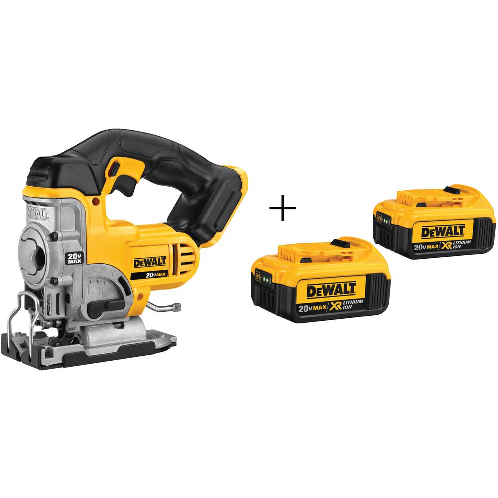 DEWALT 20Volt MAX LithiumIon Cordless Jig Saw with Free Premium