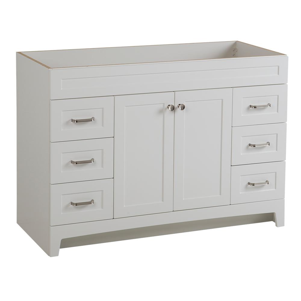 Home Decorators Collection Thornbriar 48 In W X 21 D Bathroom Vanity Cabinet Polar White Tb4821 Wh The Depot - 48 Inch Vanity Combo Home Depot Home Decorators Collection Thornbriar 48 In W X 21 D Bathroom Vanity Cabinet Polar White Tb4821 Wh The Depot - 48 Inch Vanity Combo Home Depot