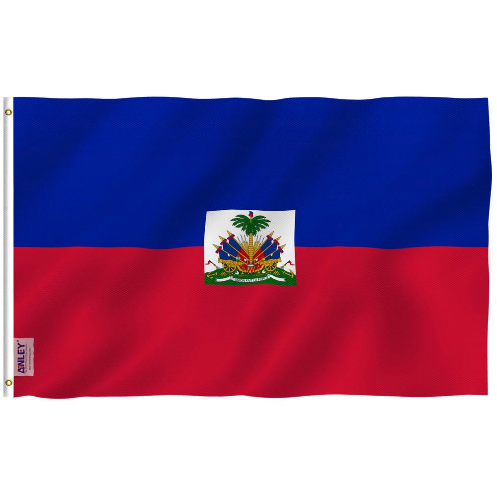 Anley Fly Breeze 3 Ft X 5 Ft Polyester Haiti Flag 2 Sided Flags