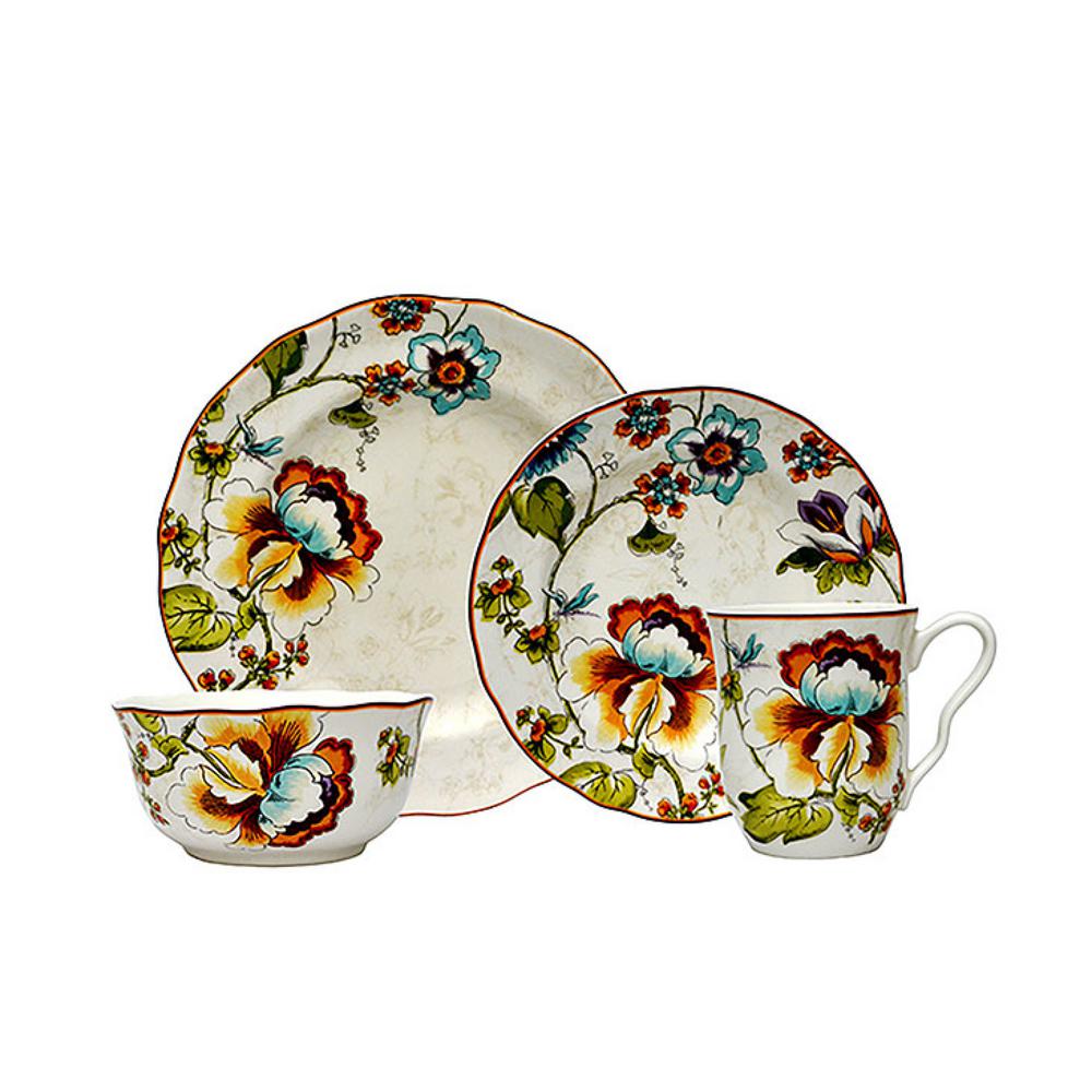 UPC 727870129784 product image for 222 Fifth Bella Vista 16-Piece Dinnerware Set, Ivory | upcitemdb.com