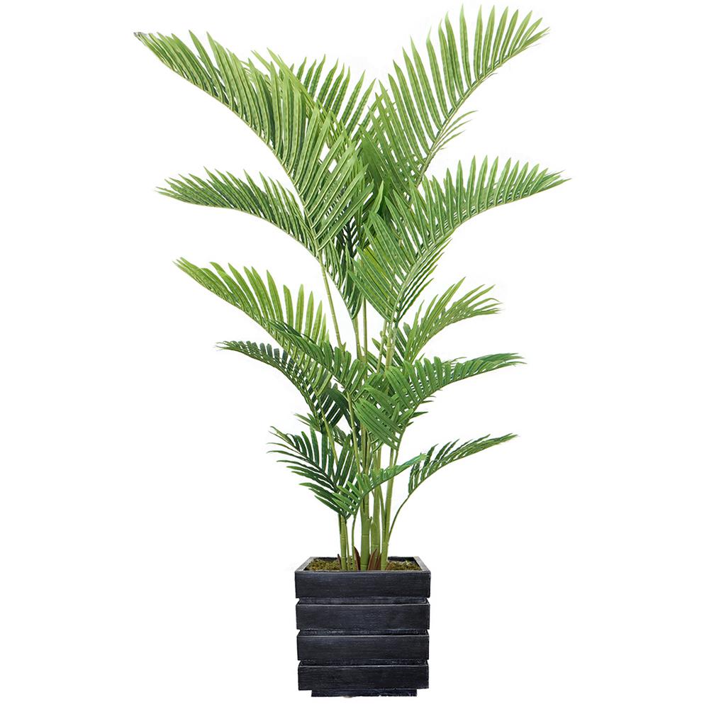 93 in. Tall Banana Tree with Real Touch Leaves in Planter VHX117218 ...