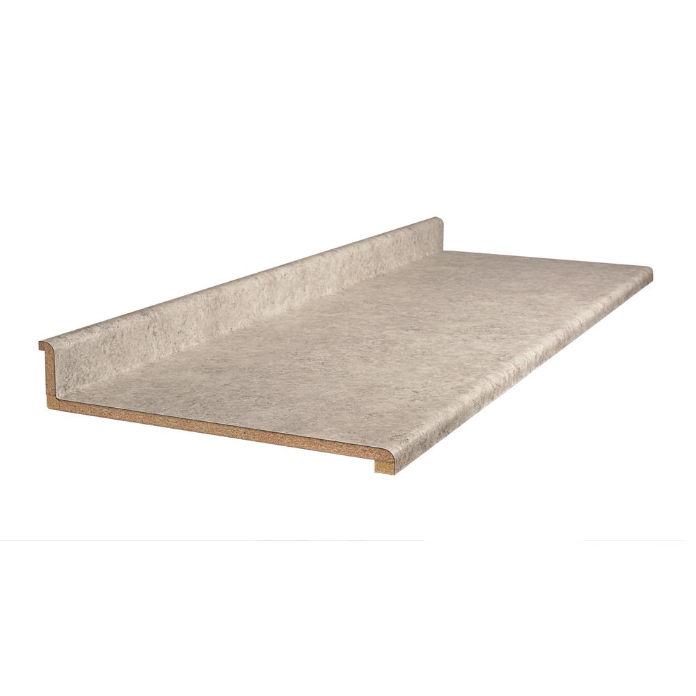 Hampton Bay 4 Ft Laminate Countertop Kit In Pebble Piazza With Hampton Bay 4 Ft Laminate Countertop