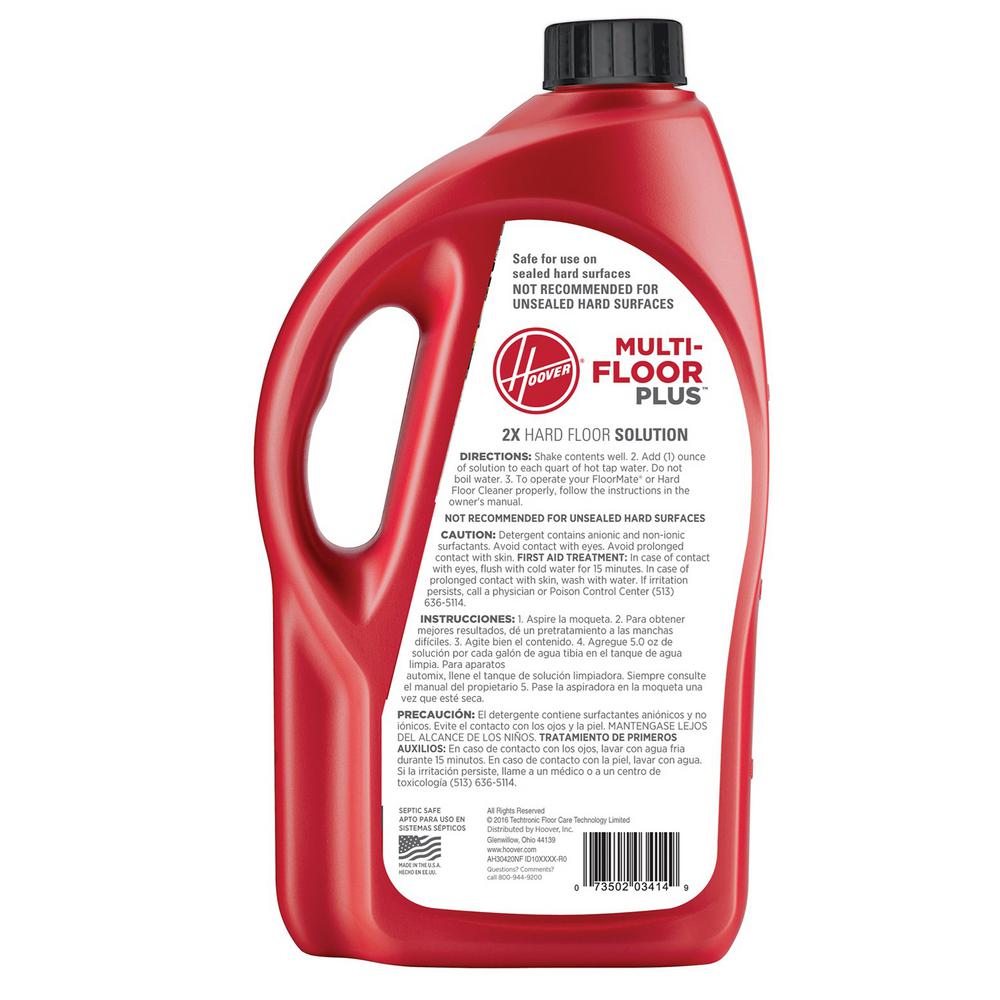 Hoover 64 Oz 2x Multi Floor Plus Hard Floor Cleaning Solution