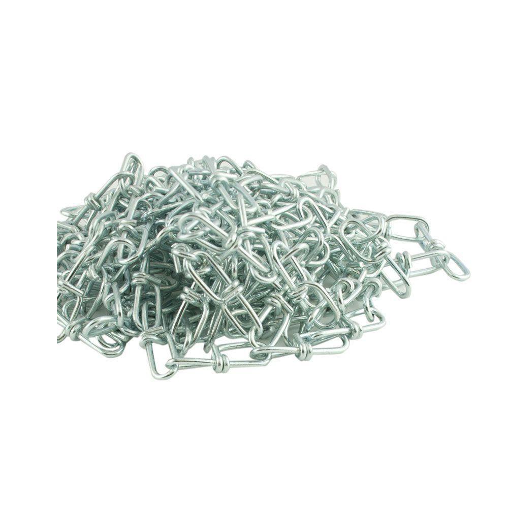 Everbilt #3 x 15 ft. Zinc Plated Double Loop Chain-803072 - The Home Depot