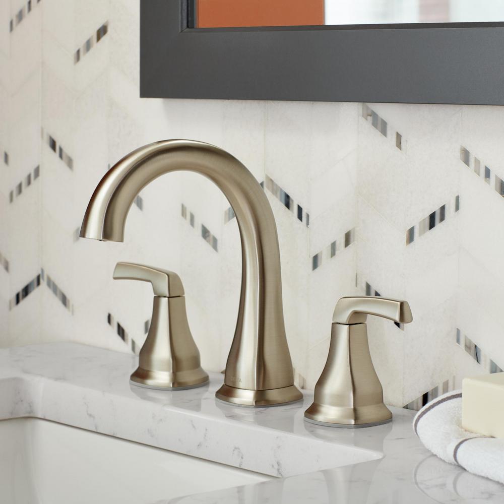 Delta Portwood 8 In Widespread 2 Handle Bathroom Faucet Spotshield Brushed Nickel 35770lf Sp The Home Depot - Portwood 8 In Widespread 2 Handle Bathroom Faucet Spotshield Brushed Nickel Delta Portwood 8 In Widespread 2 Handle Bathroom Faucet Spotshield Brushed Nickel 35770lf Sp The Home Depot - Portwood 8 In Widespread 2 Handle Bathroom Faucet Spotshield Brushed Nickel