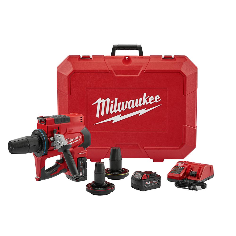 Milwaukee M18 18-Volt Lithium-Ion Cordless FORCE LOGIC 2 in.-3 in ...