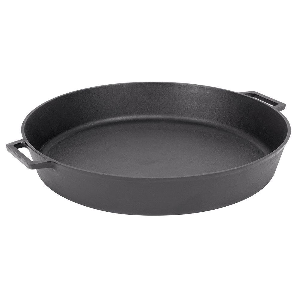 Bayou Classic 20 In Cast Iron Skillet In Black 7438 The Home Depot