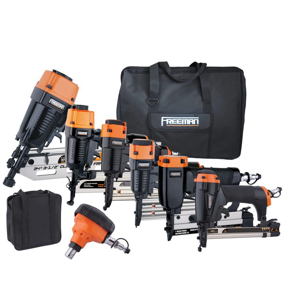 freeman-9-piece-complete-nail-gun-combo-kit-with-21-framing-nailer-and