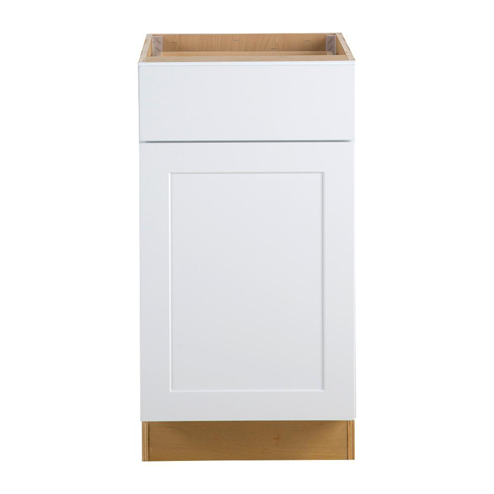 Cambridge Base Cabinets in White – Kitchen – The Home Depot