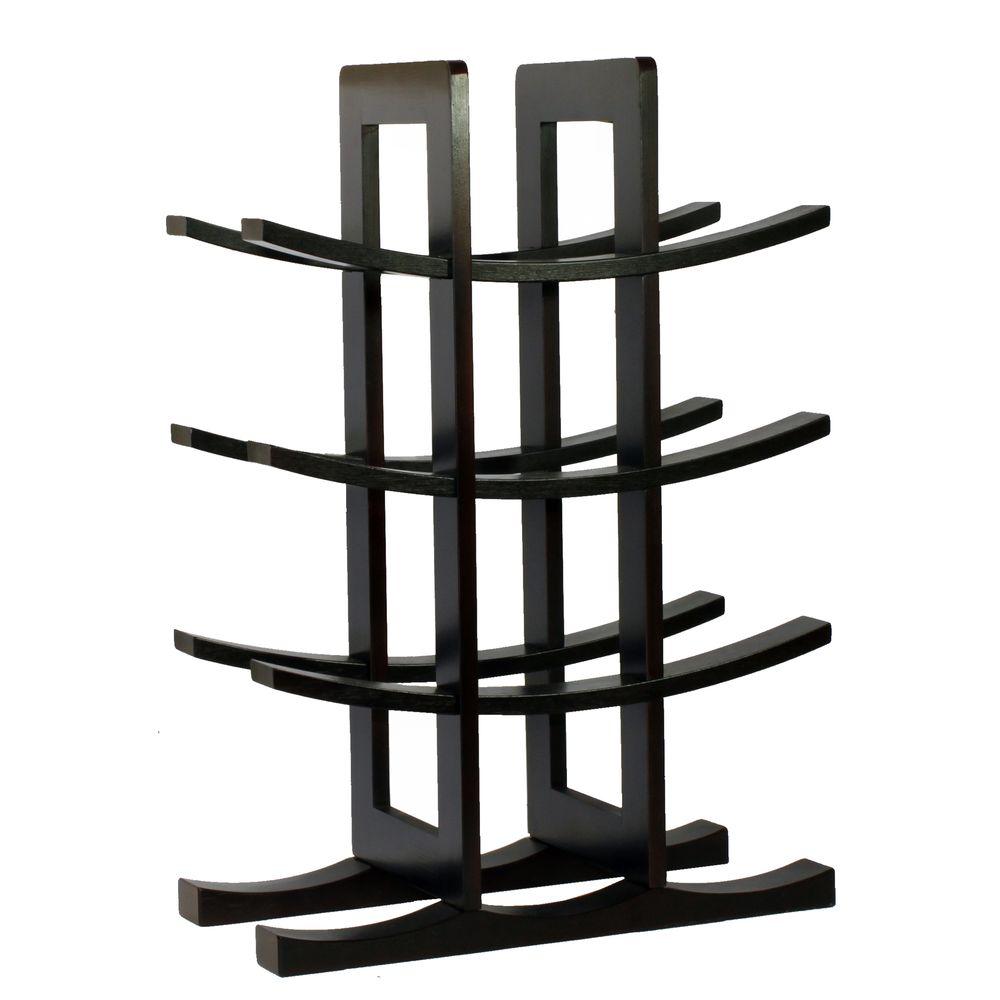 Oceanstar 12 Bottle Bamboo Countertop Wine Rack Wr1132 The Home