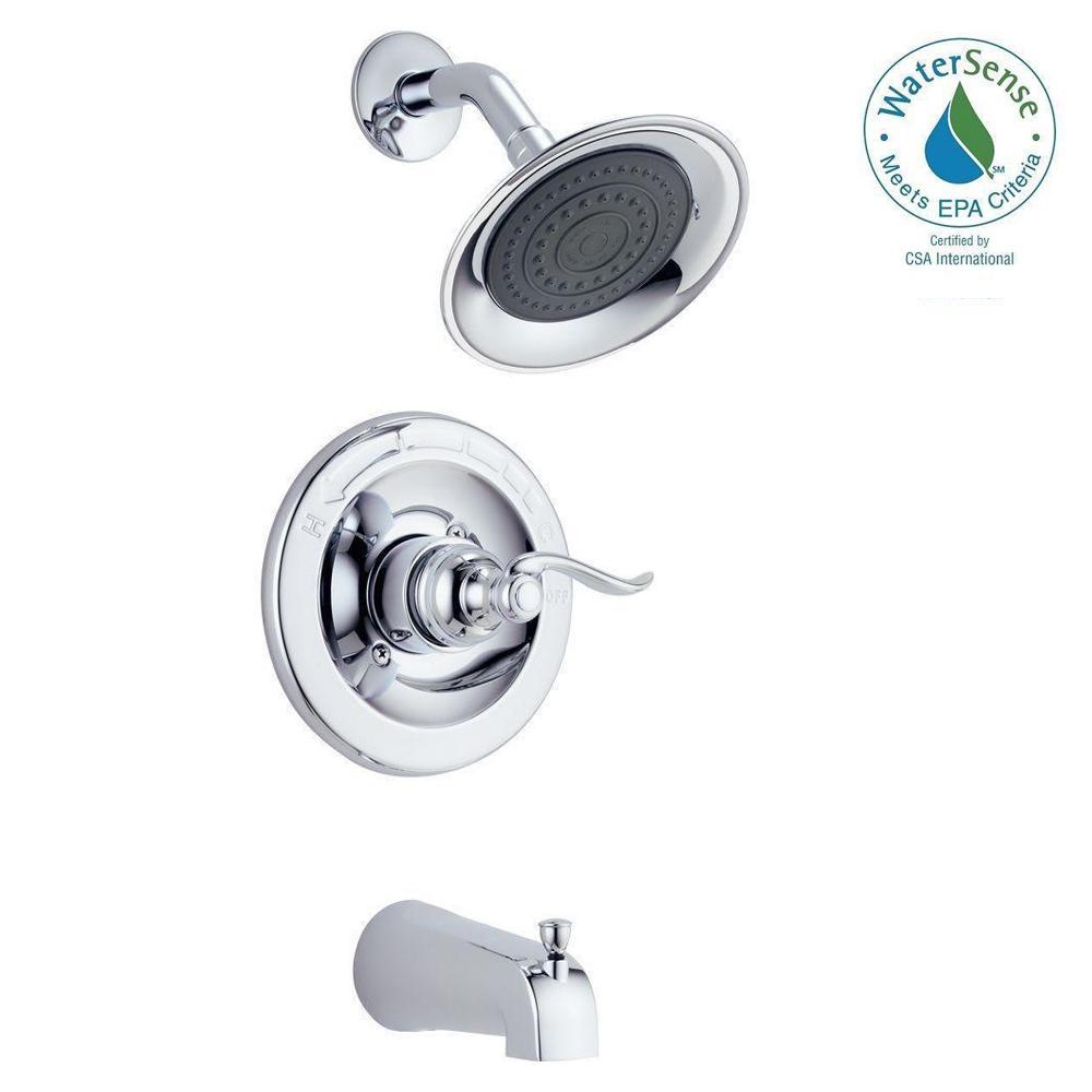 Delta Bathtub & Shower Faucet Combos Bathtub Faucets The Home Depot