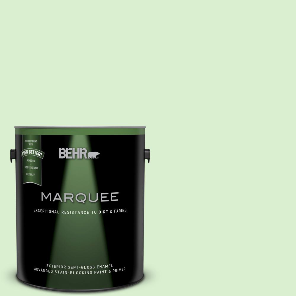 BEHR MARQUEE 1gal. 430A2 Seafoam Spray SemiGloss Enamel Exterior