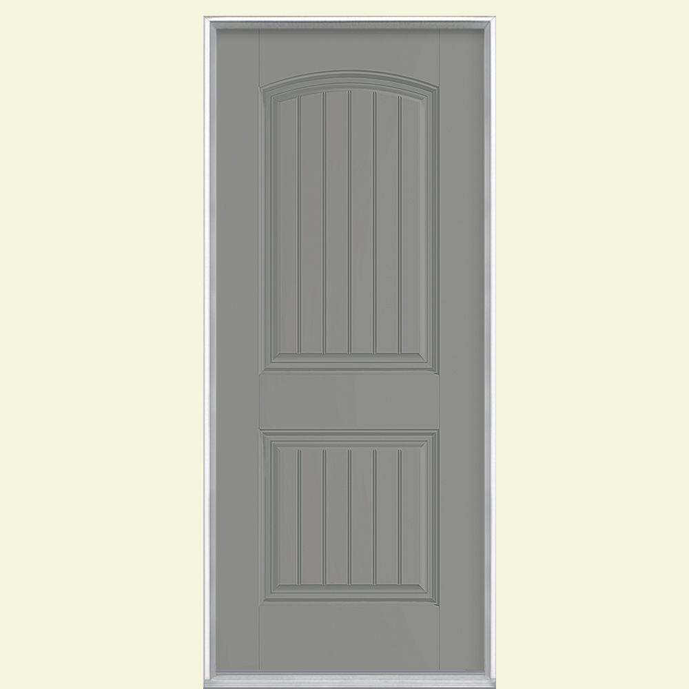 Masonite 32 In X 80 In Cheyenne 2 Panel Right Hand Inswing