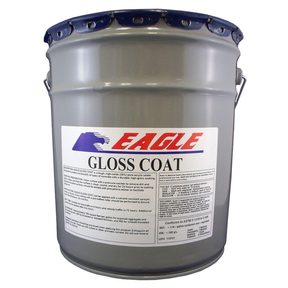 Eagle 5 Gal. Gloss Coat Clear Wet Look Solvent-Based ...