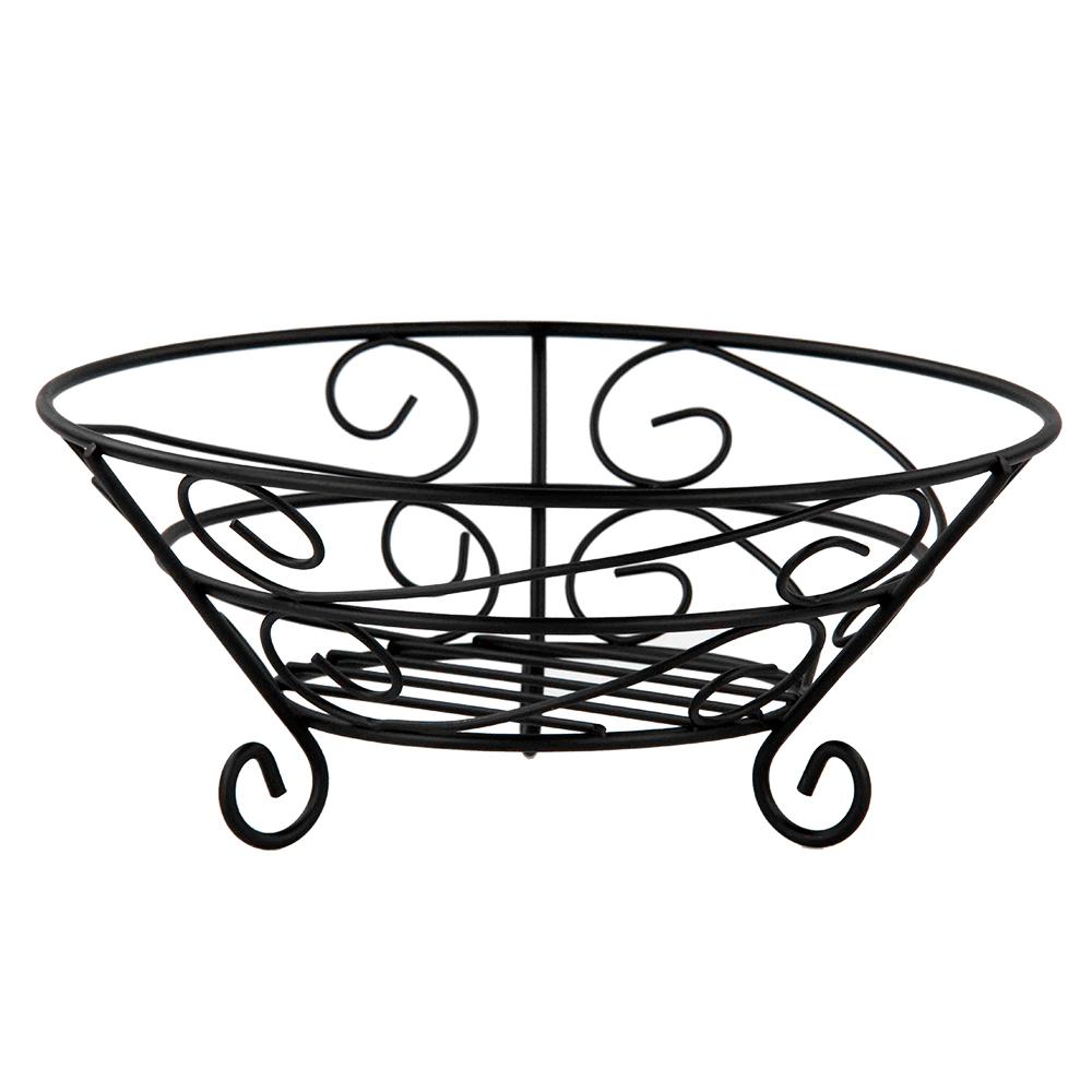 Home Basics Black Fruit Basket FB40915 The Home Depot