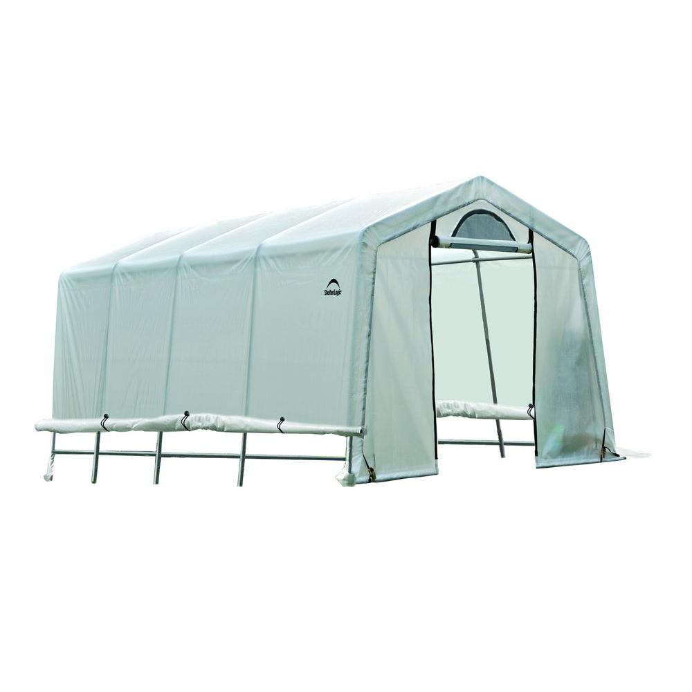 ShelterLogic GrowIt 20 ft. x 10 ft. x 8 ft. Greenhouse-In ...