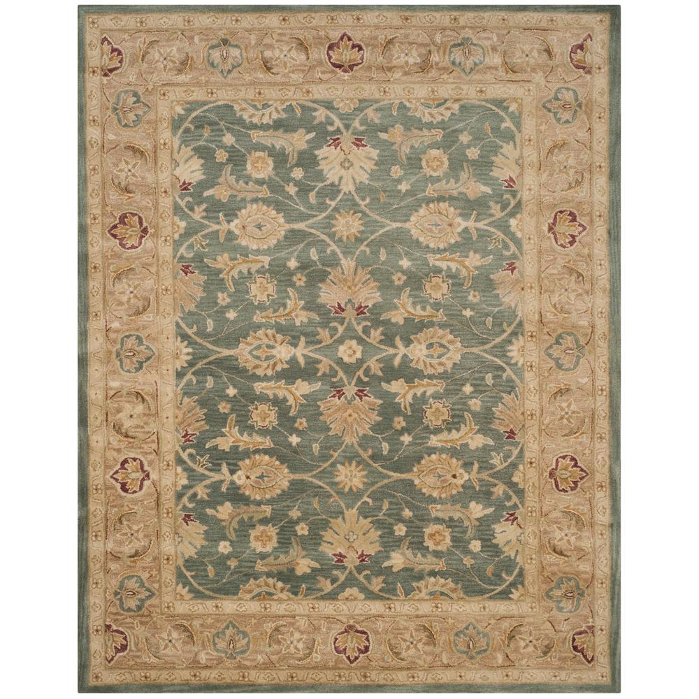 Safavieh Antiquity Teal Blue Taupe 8 Ft X 11 Area Rug
