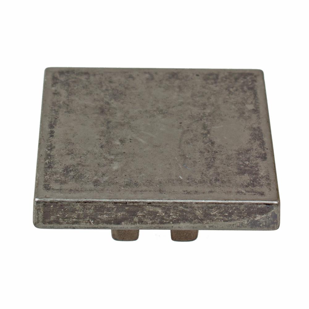 Gliderite 1 2 In Weathered Nickel Thin Square Cabinet 10 Weathered Nickel Thin Square Cabinet 10