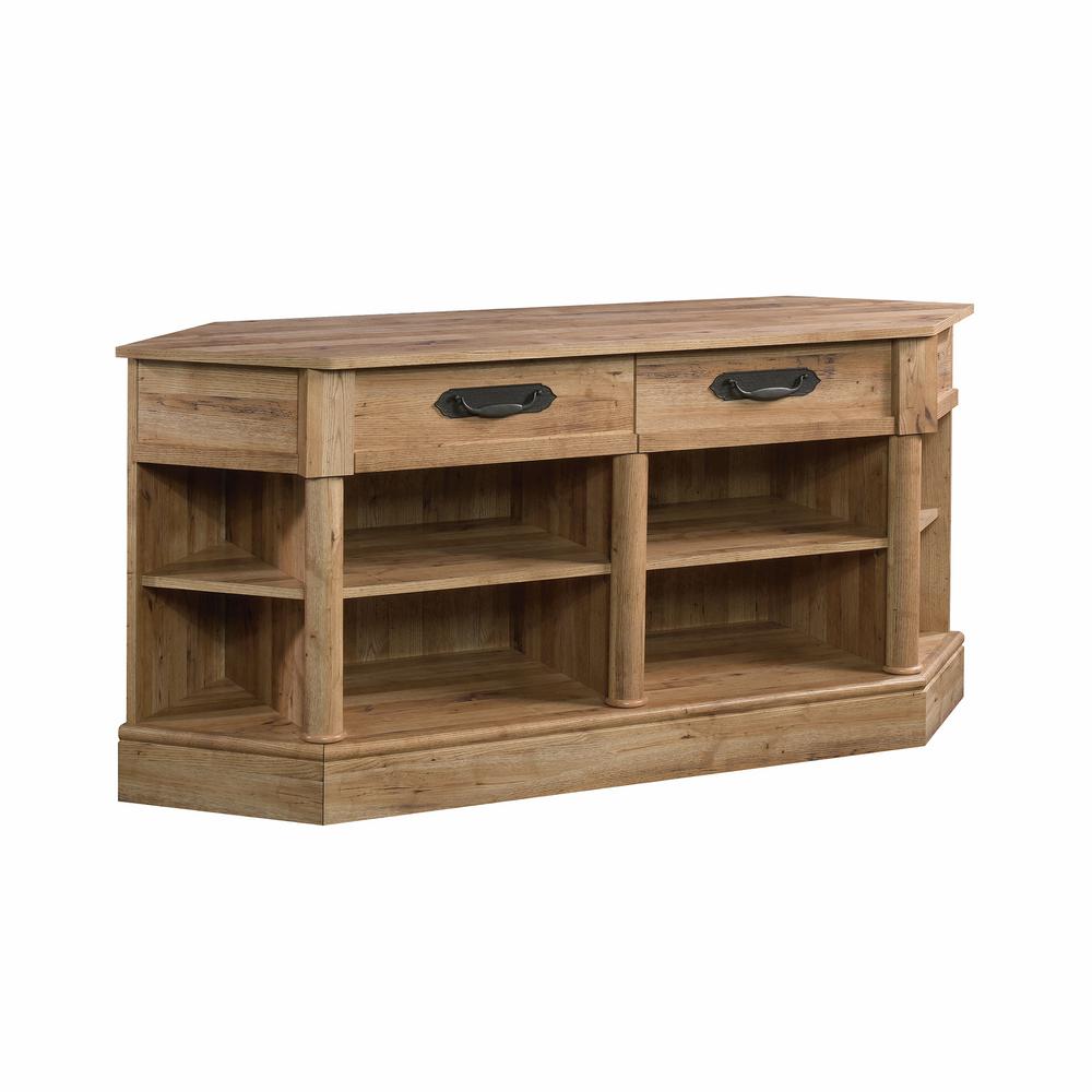 Sauder Viabella Collection Antigua Chestnut Corner Entertainment