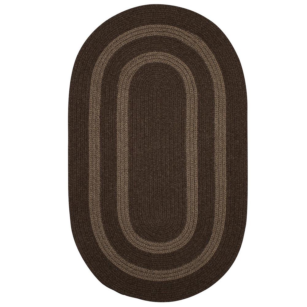 Home Decorators Collection Paige Rusted Brown 2 ft. x 3 ft. Oval Area RugGW03R024X036 The