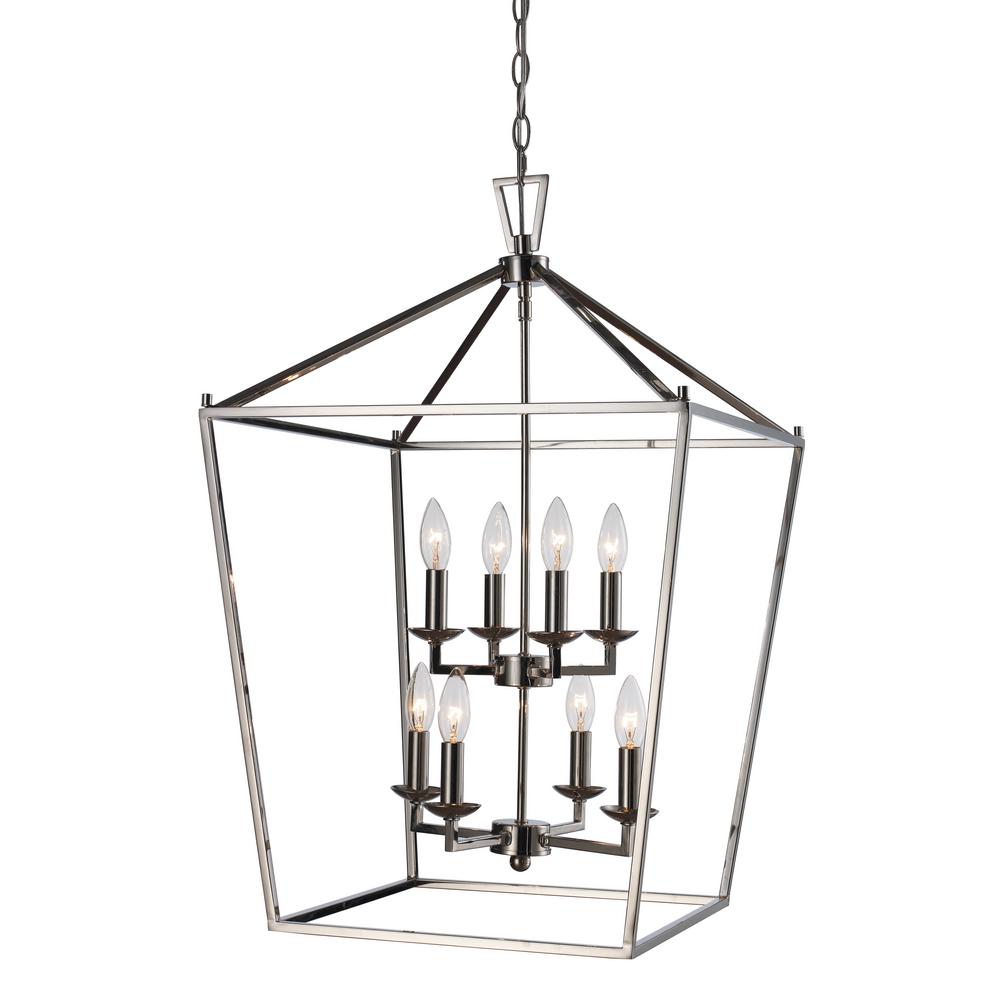 Bel Air Lighting Lacey 8 Light Polished Chrome Pendant 10268 Pc Bel Air Lighting Lacey 8 Light Polished Chrome Pendant