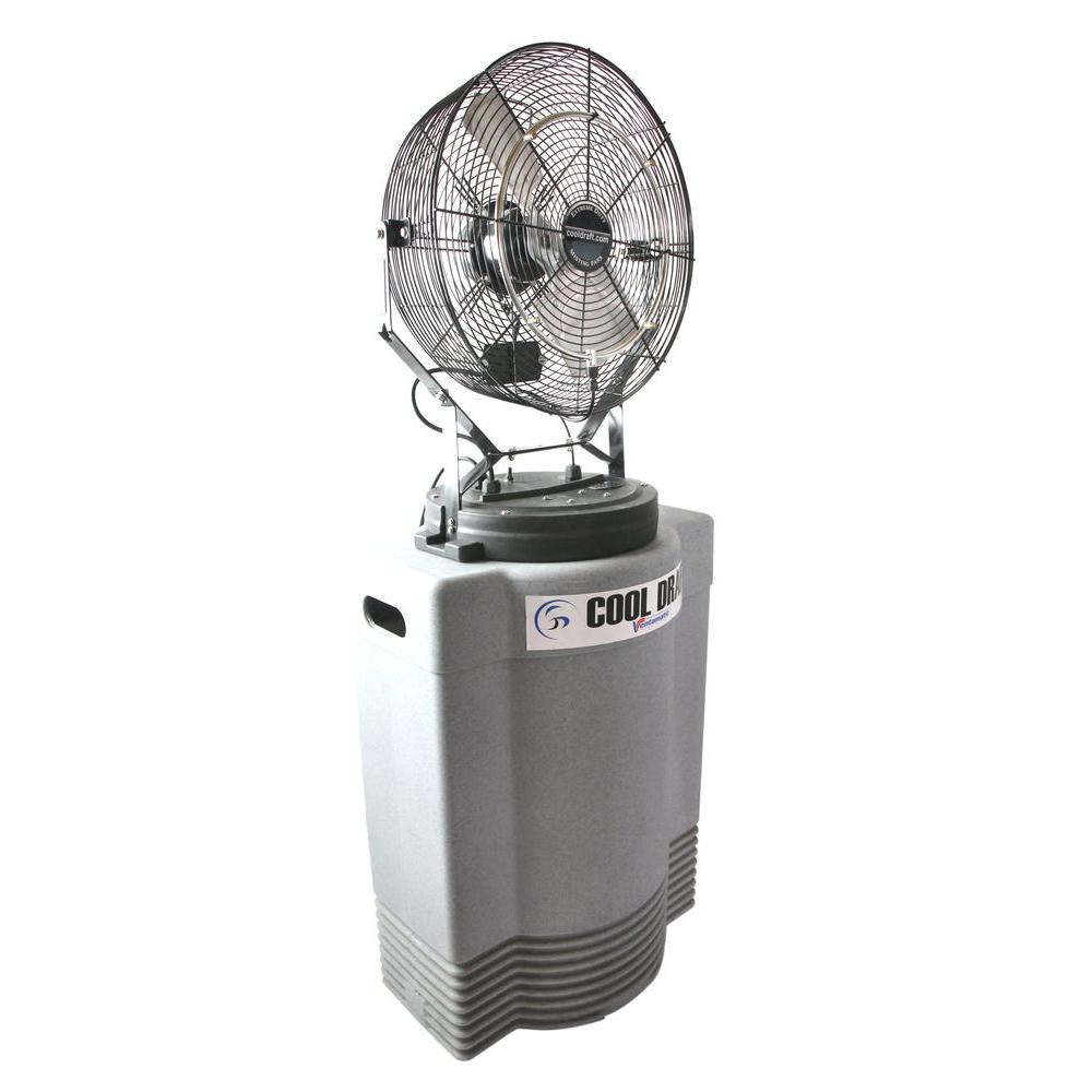 Ventamatic Mid Pressure 18 In Misting Fan With Tank Cdmp1840gry Misting Fan With Tank Cdmp1840gry