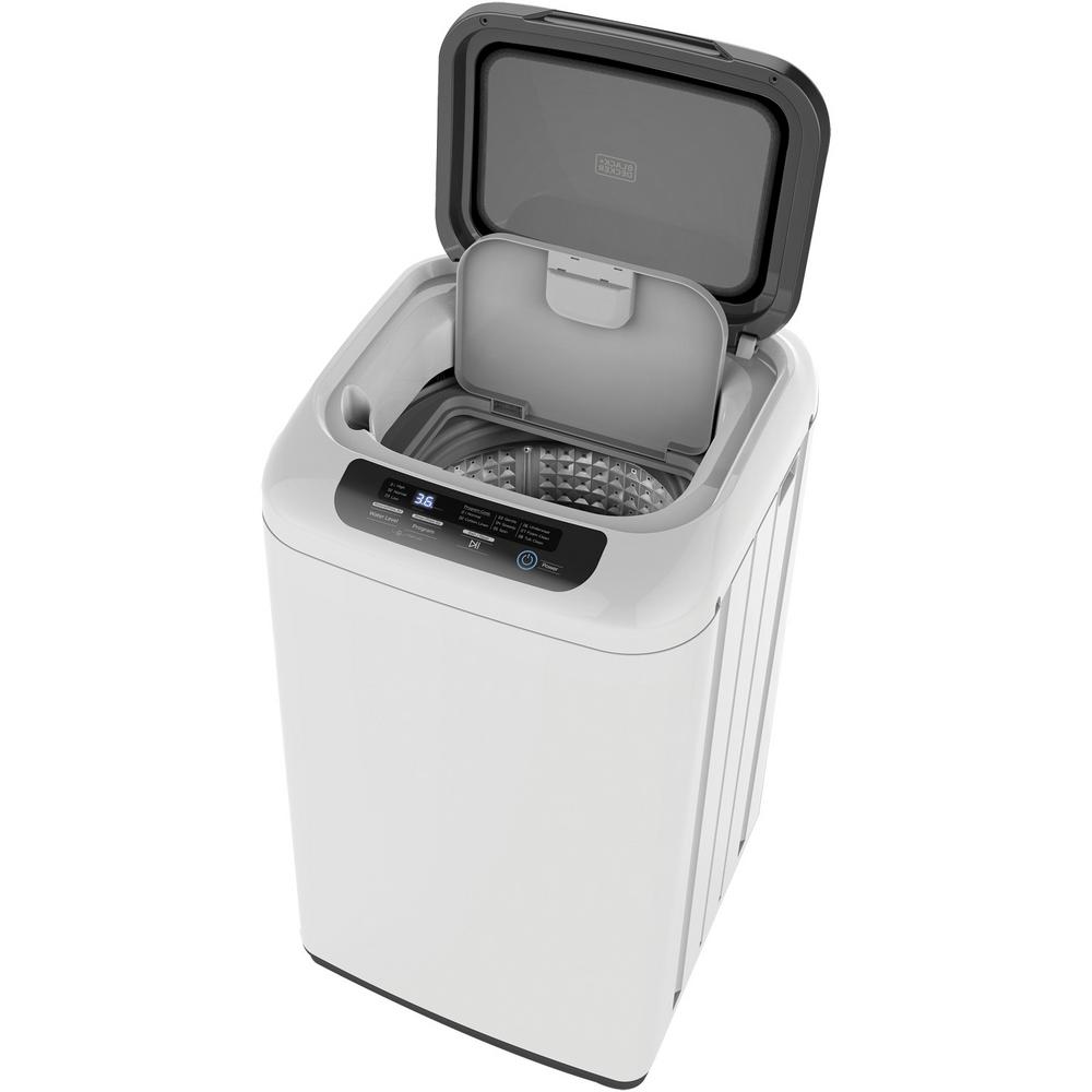 BLACK+DECKER 0.85 cu. ft. Portable Top Load Washing Machine in White
