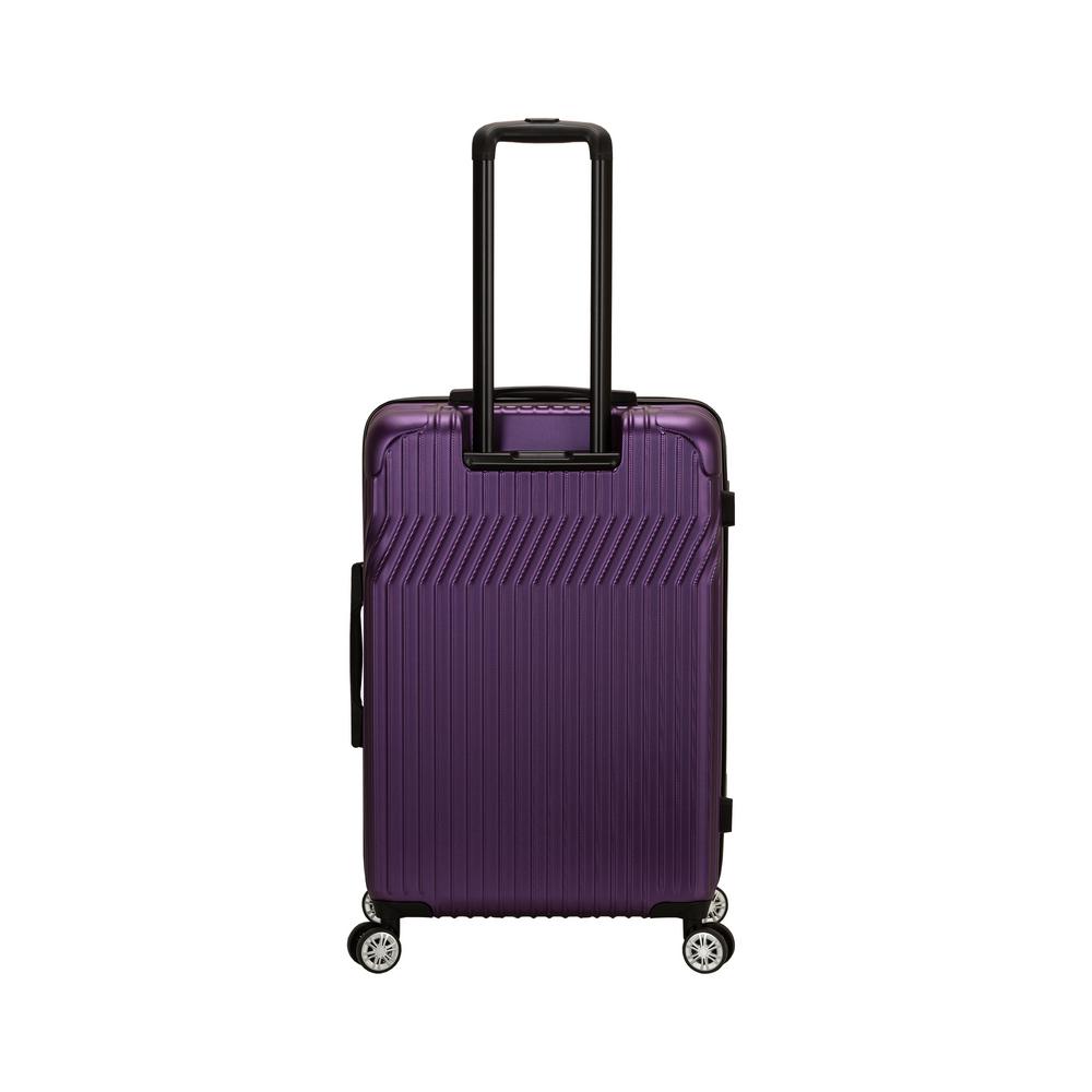 purple luggage sets with spinner wheels