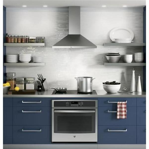 Ge 30 In Convertible Chimney Range Hood Stainless Steel So Sku 1001408249 8 Ge 30 In Convertible Chimney Range Hood Stainless Steel