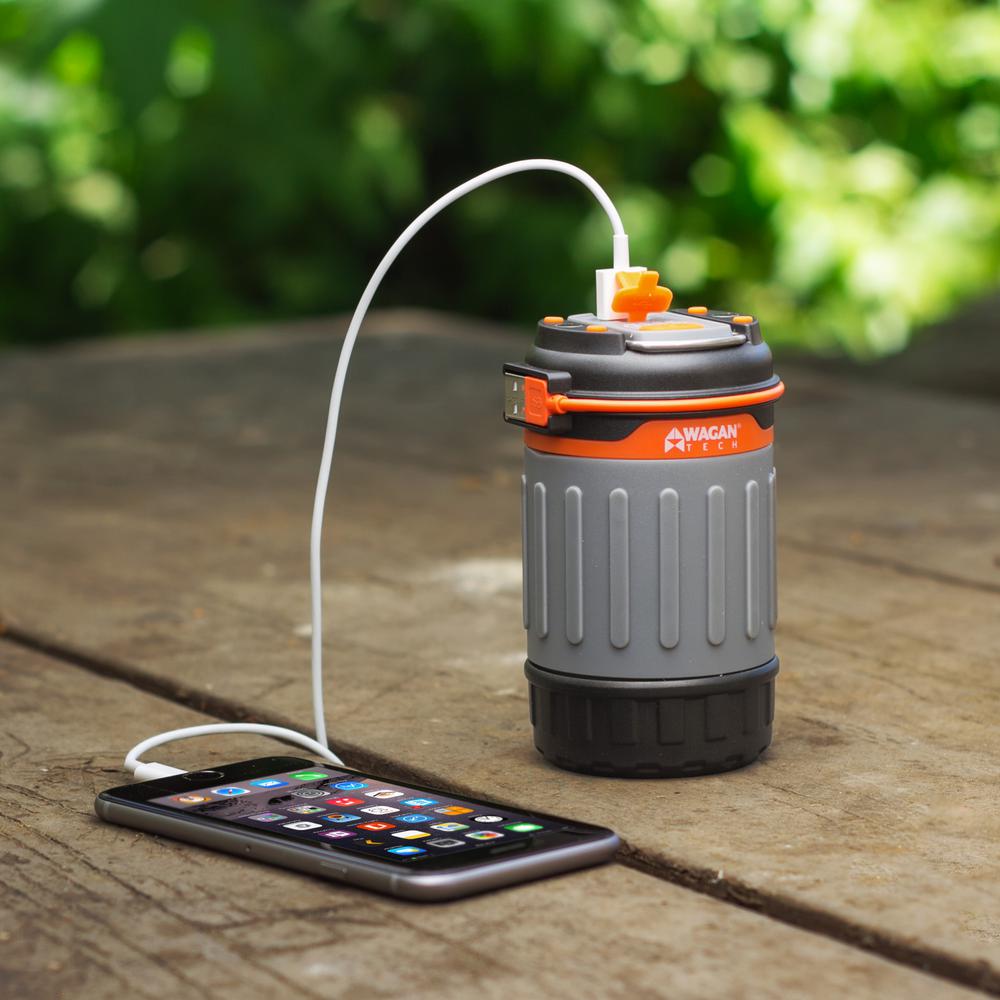 Wagan Brite Nite Camplites POP-UP USB Lantern Flashlight CREE LED 240 Lumens