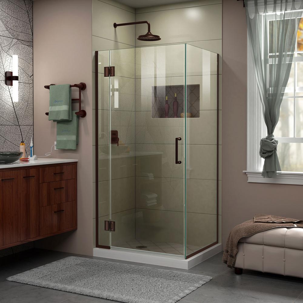 Dreamline Unidoor X 35 3 8 In W X 34 In D X 72 In H Frameless