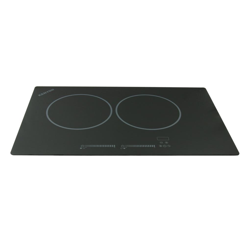 Kenyon Bridge 23 in. Smooth Top Induction Cooktop in Black with 2