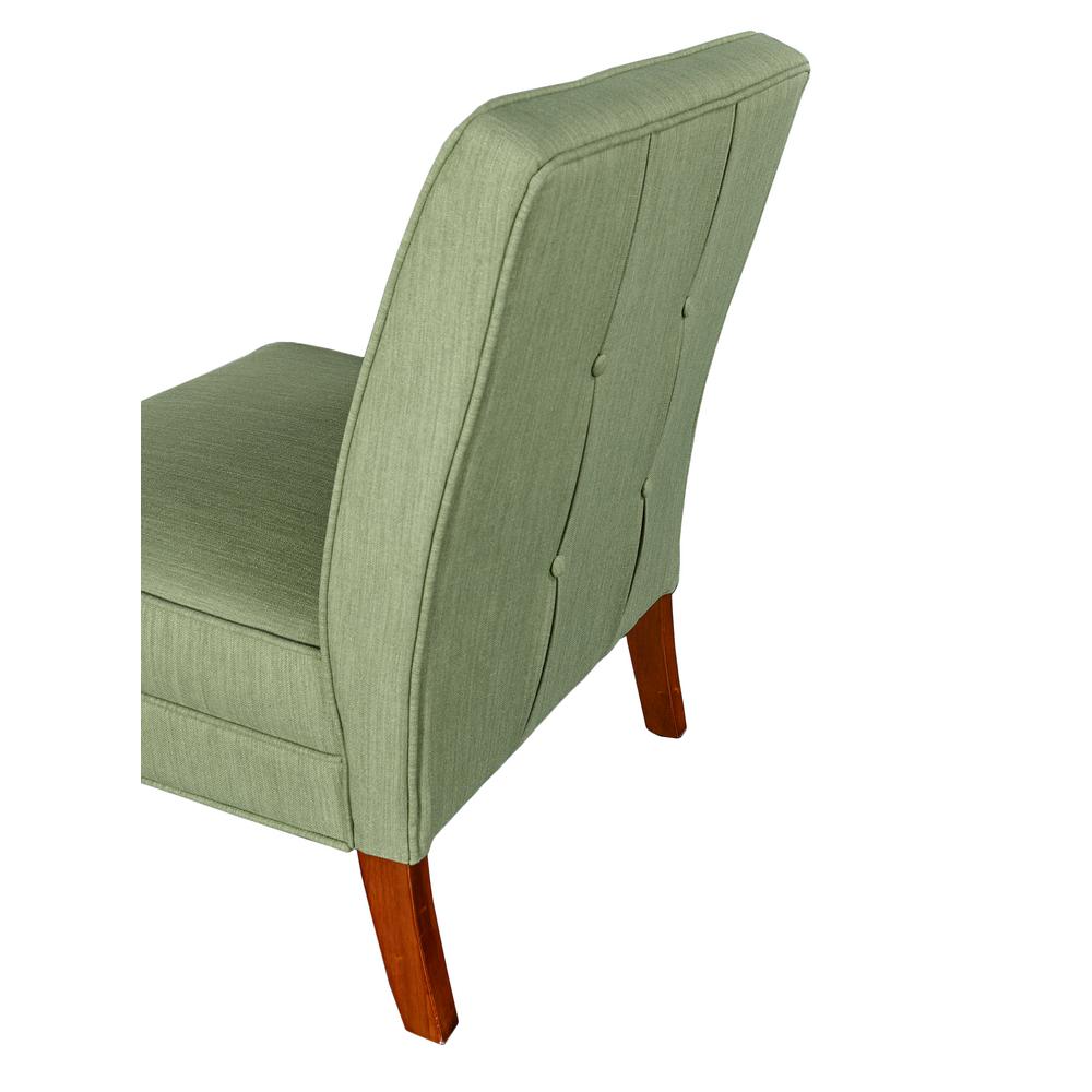 Linon Home Decor Carter Green Slipper Chair Thd00645 The Home Depot