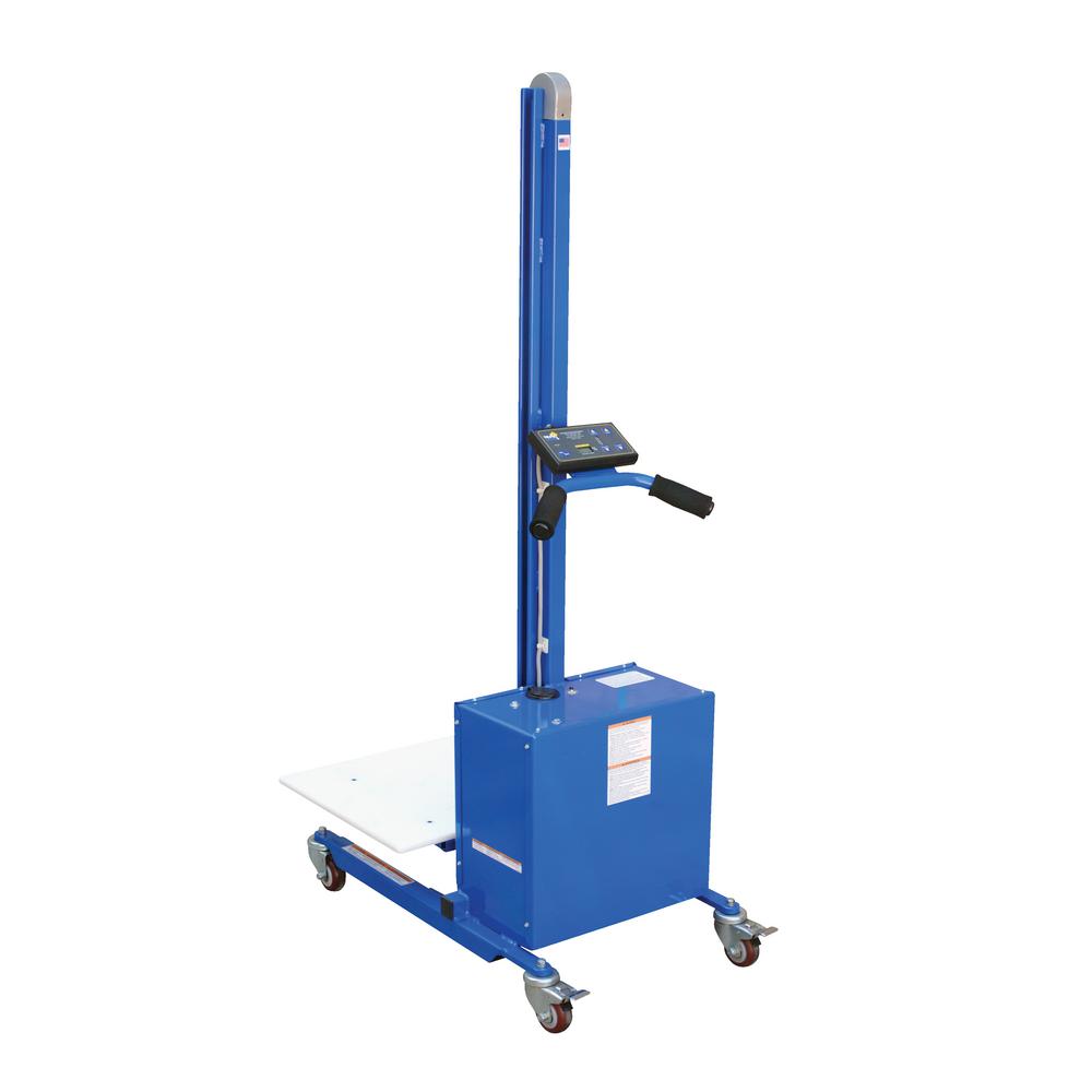 Vestil 175 lb. Capacity 57 in. Tall DC Powered Steel QuickLiftPEL88