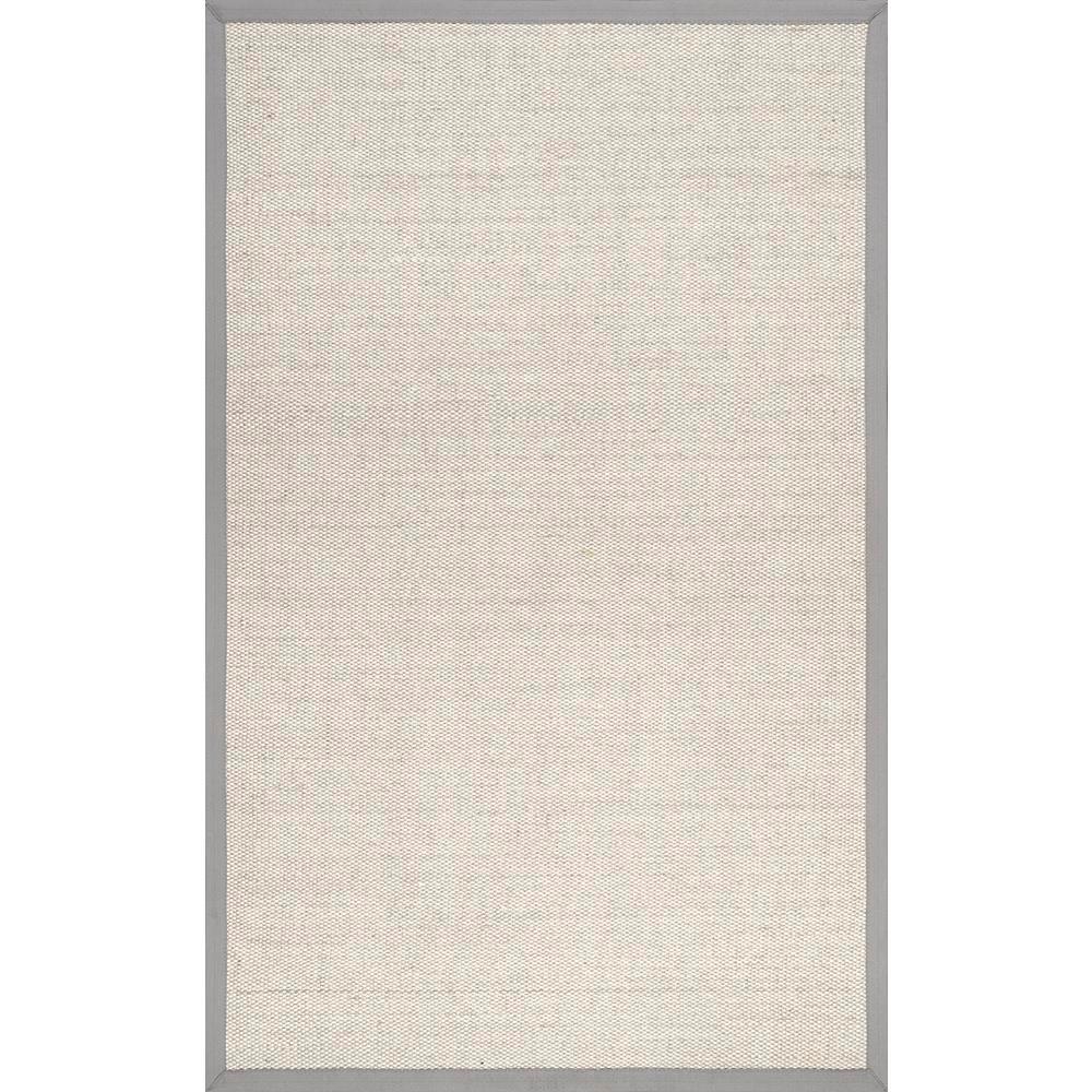 Nuloom Bordered Chloe Sisal Grey 9 Ft X 12 Area Rug